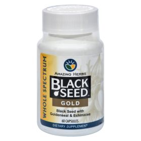 Amazing Herbs - Black Seed Gold - 60 Capsules