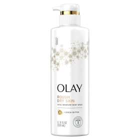 Olay Total Moisture Body Wash with Vitamin B3 and Cocoa Butter, 17.9 fl oz