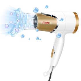 5 Core Hair Blow Dryer Lightweight | Hair Dryer Ionic Men Women Blower 1875W Ceramic Quiet Styling Pik - HD F