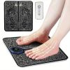 USB Rechargeable Foot Massager Mat - Relax and Rejuvenate Your Feet with Leg Circulation and Massage - Perfect Gift for Parents, Wife, and Husband